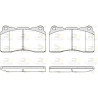 Juego de 4 pastillas de freno ROADHOUSE 2666.40