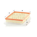 Filtro de aire MANN-FILTER C 30 125/3