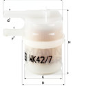 Filtro combustible MANN-FILTER WK 42/7