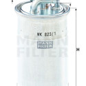 Filtro combustible MANN-FILTER WK 823/1