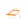 Filtro de aire MANN-FILTER C 27 029