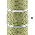Filtro de aceite MANN-FILTER H 18 265