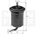 Filtro combustible MANN-FILTER WK 614/42