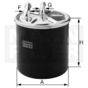 Filtro combustible MANN-FILTER WK820/9