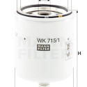 Filtro combustible MANN-FILTER WK 715/1 x