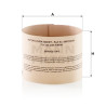 Filtro de aceite MANN-FILTER ZR 12 001 z