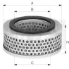 Filtro de aire MANN-FILTER C 1111/1