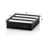 Filtro de aire MANN-FILTER C 2136/1
