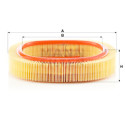 Filtro de aire MANN-FILTER C 2440