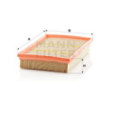 Filtro de aire MANN-FILTER C 2589