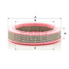 Filtro de aire MANN-FILTER C 2649