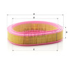 Filtro de aire MANN-FILTER C 2957