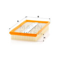 Filtro de aire MANN-FILTER C 33 125