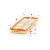 Filtro de aire MANN-FILTER C 3874
