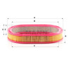 Filtro de aire MANN-FILTER C 3975/1