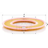 Filtro de aire MANN-FILTER C 4190