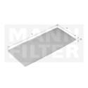 Filtro, aire habitáculo MANN-FILTER CU 155 0037-10