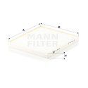 Filtro, aire habitáculo MANN-FILTER CU 24 001