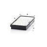 Filtro, aire habitáculo MANN-FILTER CU 3350