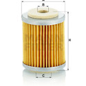 Filtro combustible MANN-FILTER P 609
