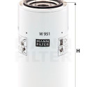 Filtro de aceite MANN-FILTER W 951
