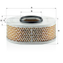 Filtro de aire MANN-FILTER C 26 175