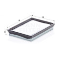 Filtro de aire MANN-FILTER C 27 025