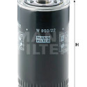 Filtro de aceite MANN-FILTER W 950/22