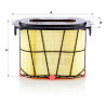 Filtro de aire MANN-FILTER C 22 041