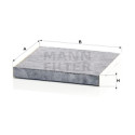 Filtro, aire habitáculo adsotop
