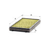 Filtro, aire habitáculo Frecious Plus