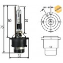 Lámpara, faro de carretera HELLA 8GS 007 001-121