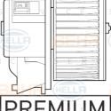 Ventilador habitáculo BEHR HELLA SERVICE