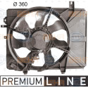Ventilador, refrigeración del motor BEHR HELLA SERVICE
