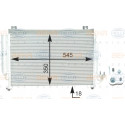 Condensador, aire acondicionado BEHR HELLA SERVICE 8FC 351 303-021