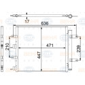 Condensador, aire acondicionado BEHR HELLA SERVICE 8FC 351 304-181