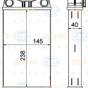 Radiador de calefacción BEHR HELLA SERVICE