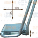 Radiador de calefacción BEHR HELLA SERVICE