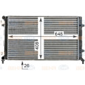 Radiador, refrigeración del motor. Versión ALTERNATIVO