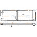 Radiador, refrigeración del motor BEHR HELLA SERVICE 8MK 376 714-641