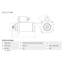 Motor de arranque BOSCH 0 986 020 250