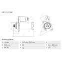 Motor de arranque BOSCH 0 986 025 070