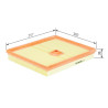 Filtro de aire BOSCH 1 457 433 788