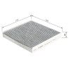 Filtro, aire habitáculo BOSCH 1 987 432 383