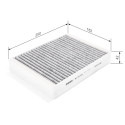 Filtro, aire habitáculo BOSCH 1 987 432 536
