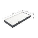 Filtro, aire habitáculo BOSCH 1 987 435 063