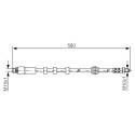 Tubo flexible de frenos BOSCH 1 987 476 093