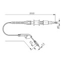 Cable de accionamiento, freno de estacionamiento