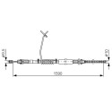 Cable de accionamiento, freno de estacionamiento