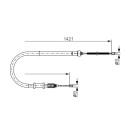 Cable de accionamiento, freno de estacionamiento